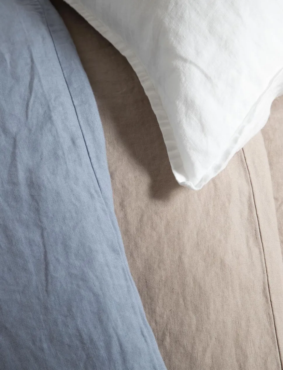 100% linen White