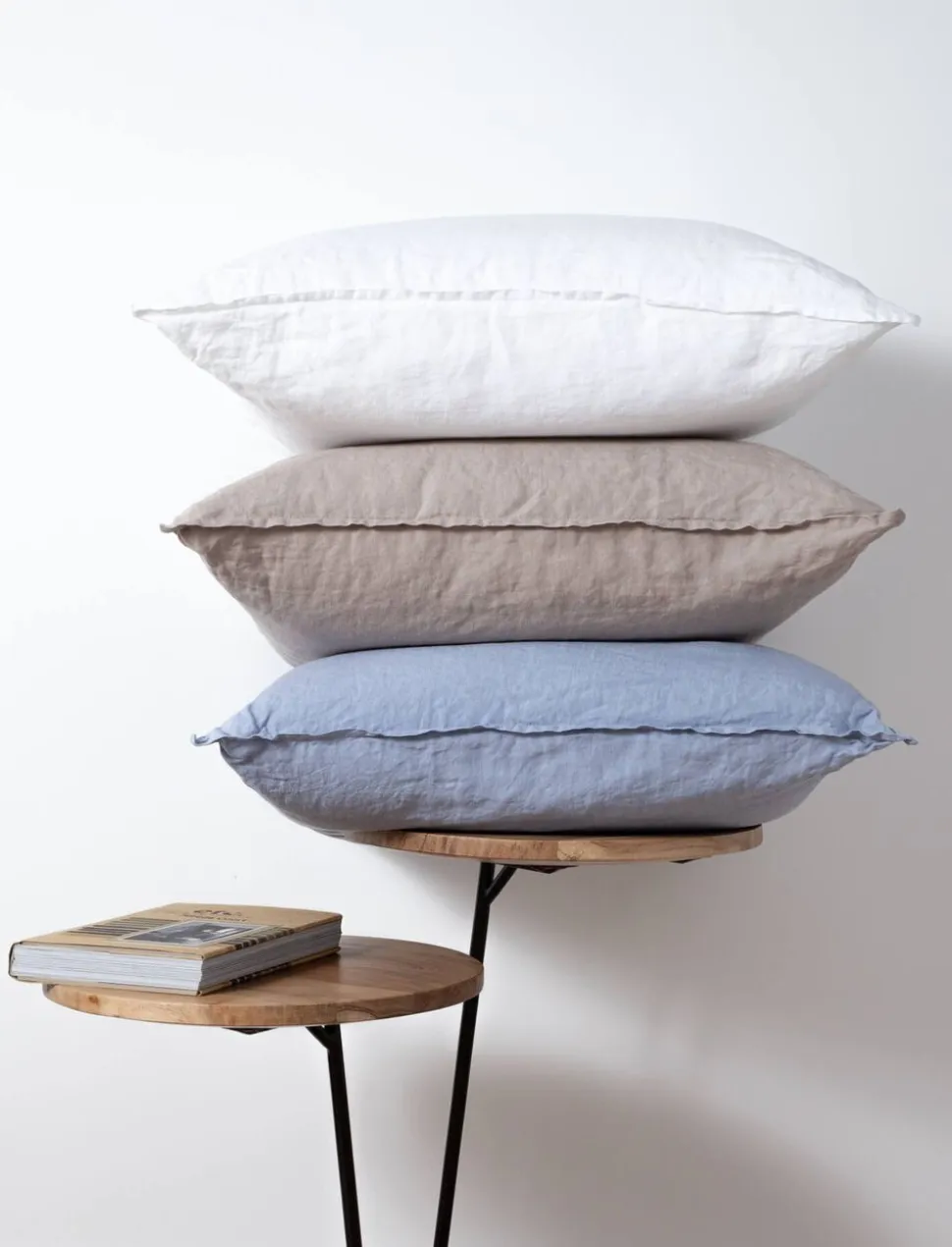 100% linen White