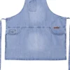 5 Pocket Slim Fit Apron Washed Indigo