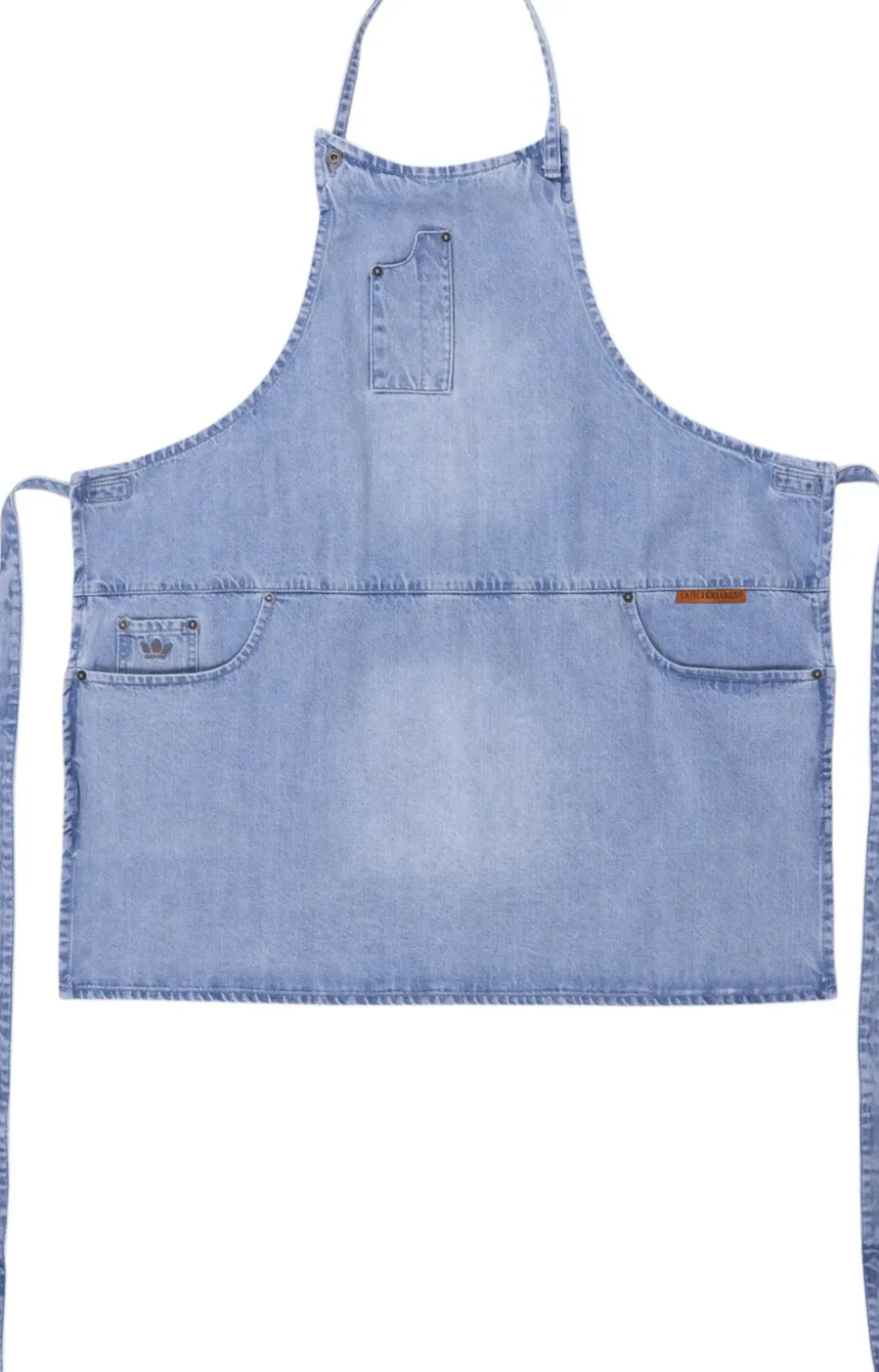 5 Pocket Slim Fit Apron Washed Indigo
