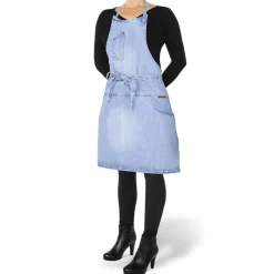 5 Pocket Slim Fit Apron Washed Indigo