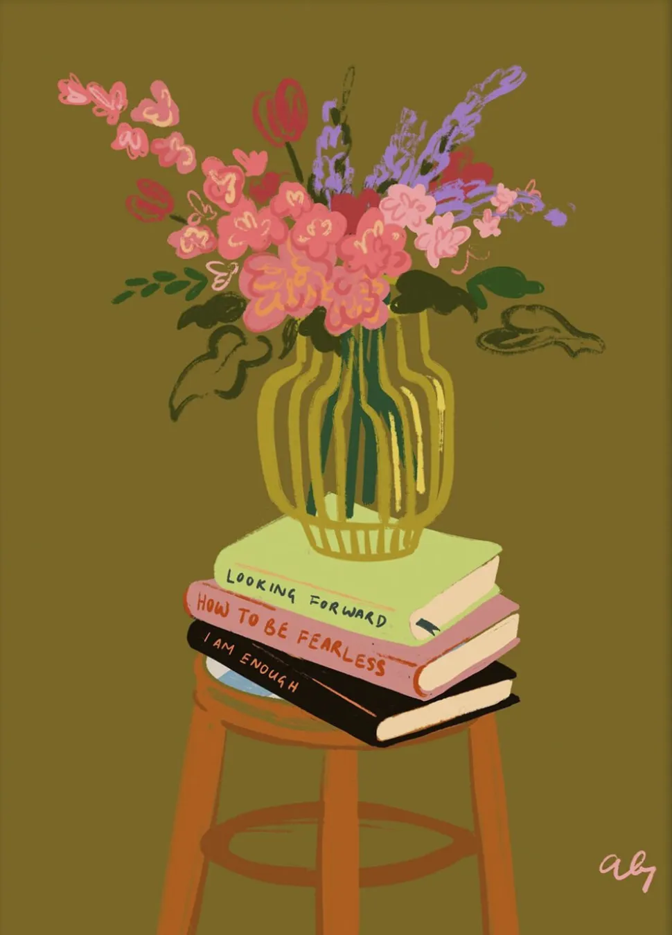 Affordable Art Prints x Arty Guava - Floral Vase