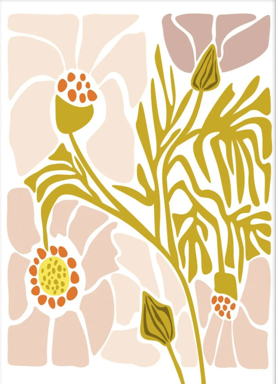 Affordable Art Prints x Annick - Soft Pink Flower