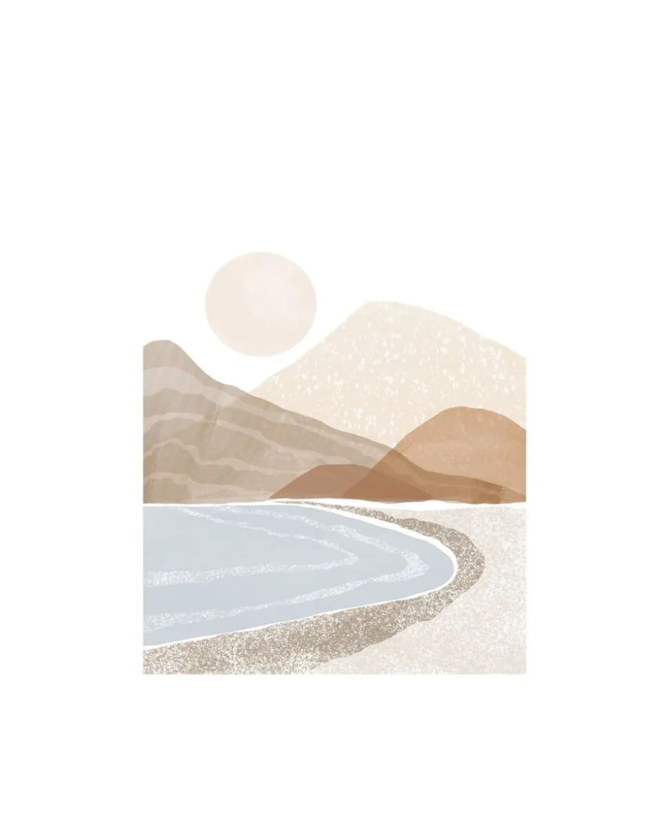 Affordable Art Prints x Melloi Art Prints - Beach Sunset Art