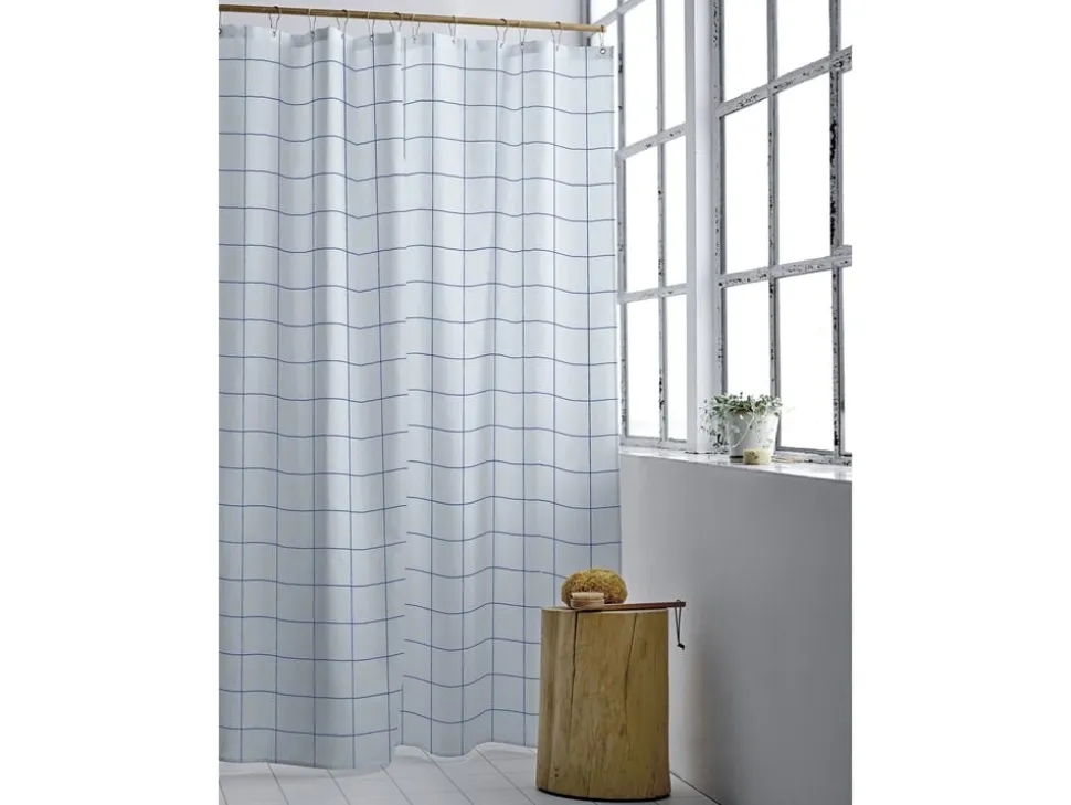 Badeforhæng 180x200 Vista Linen blue