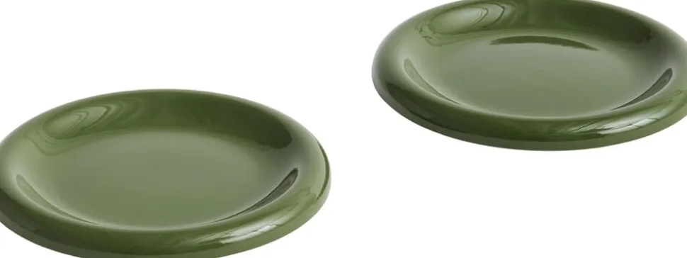 Barro Plate-Set of 2-Ø18-Green