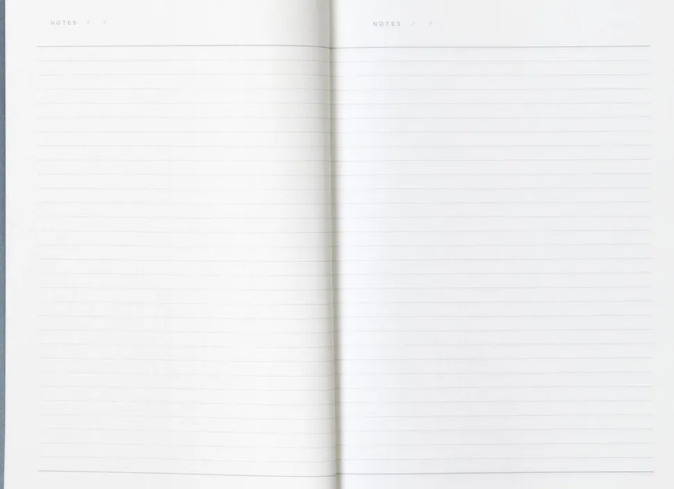 BEA, Notebook med elastik bånd, Dark blue