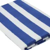 Beach towel 100x180 olympian blue/star white stripe GOTS