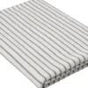 Beach towel 100x180cm smal strib beige GOTS