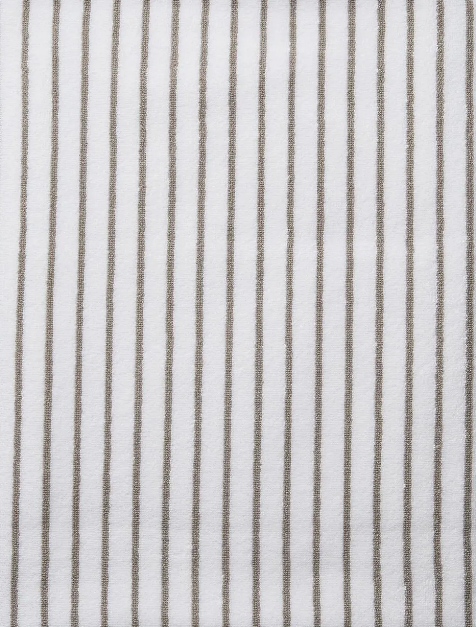 Beach towel 100x180cm smal strib beige GOTS