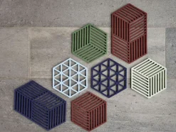 Bordskåner Hexagon Burgundy L24