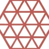 Bordskåner Triangles Burned Red