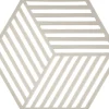 Bordskåner Warm Grey Hexagon