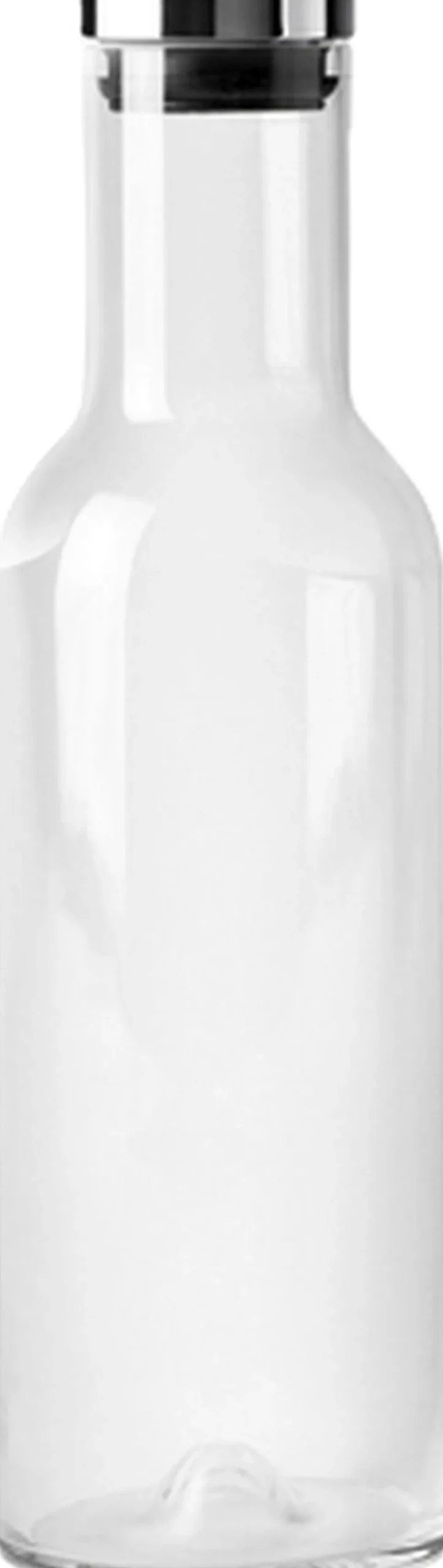 Bottle Carafe, 1 L, Clear/Steel