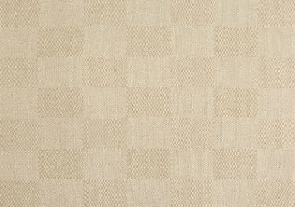 Check Rug-W140 x L200-Sand S check