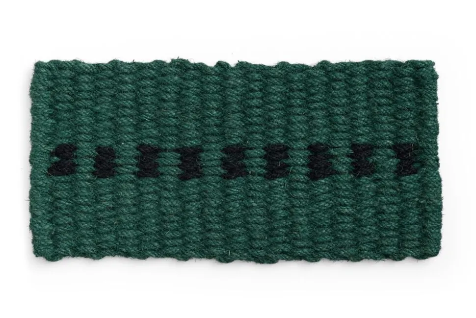 Coco Door Mat-Dot-Dark green and black