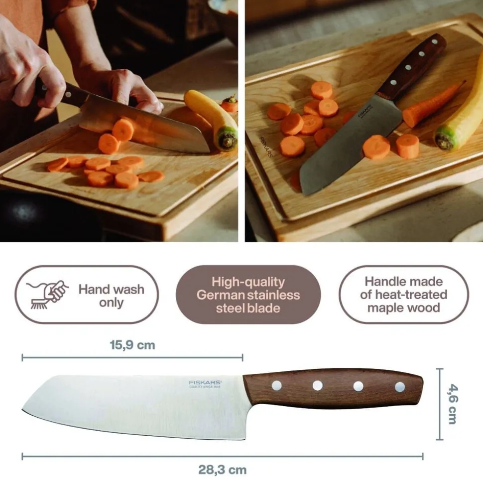 Folken Santoku kniv 16cm