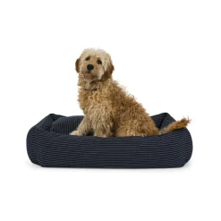 Fossflakes Hundeseng Blue pinstripe