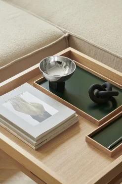 Frame tray medium oak/green