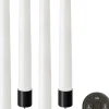 Giftbox w. spike, remote, LED taper candle, Nordic White, sm