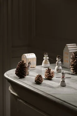 Hammershøi Christmas Snekone H11 hvid m. deko