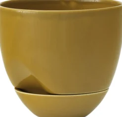 Hydrous Planter, Ø12, Ochre