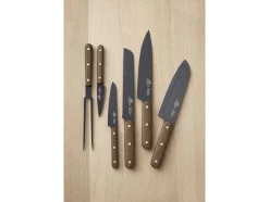 Knivsæt Phenix Walnut 4 dele Sort/valnøddetræ