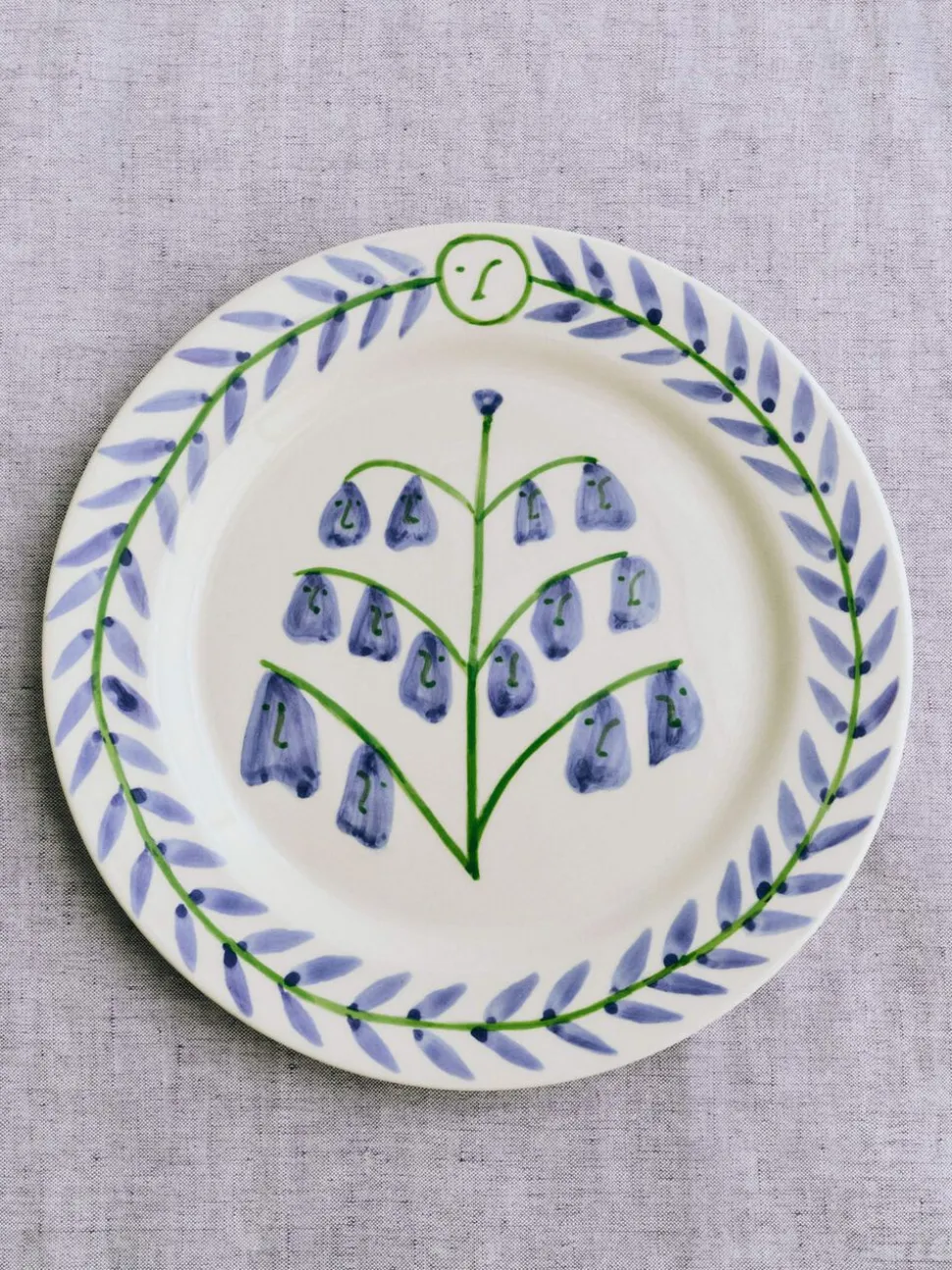 La Pittura Plate - Ø24 - Bluebells