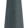 LED cone candle, Pine green, Smooth, 6,8x30 cm