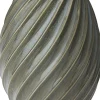 Morsø River vase 16 cm gråblå