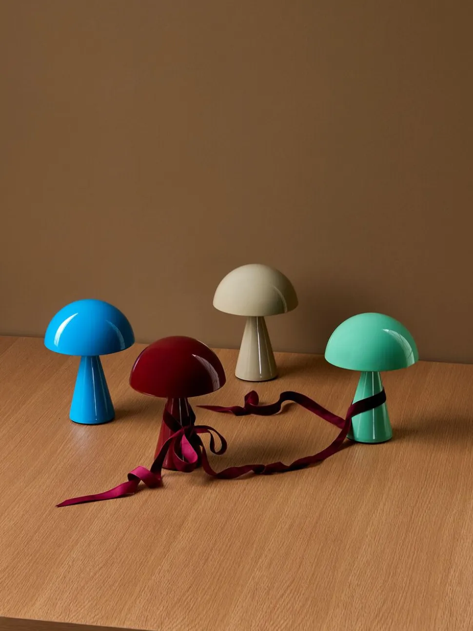 Mush Portable Lamp Red