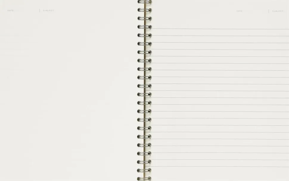 NELA notebook - Medium, Orange check