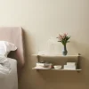 Nivo hylde F lys eg/ hvid