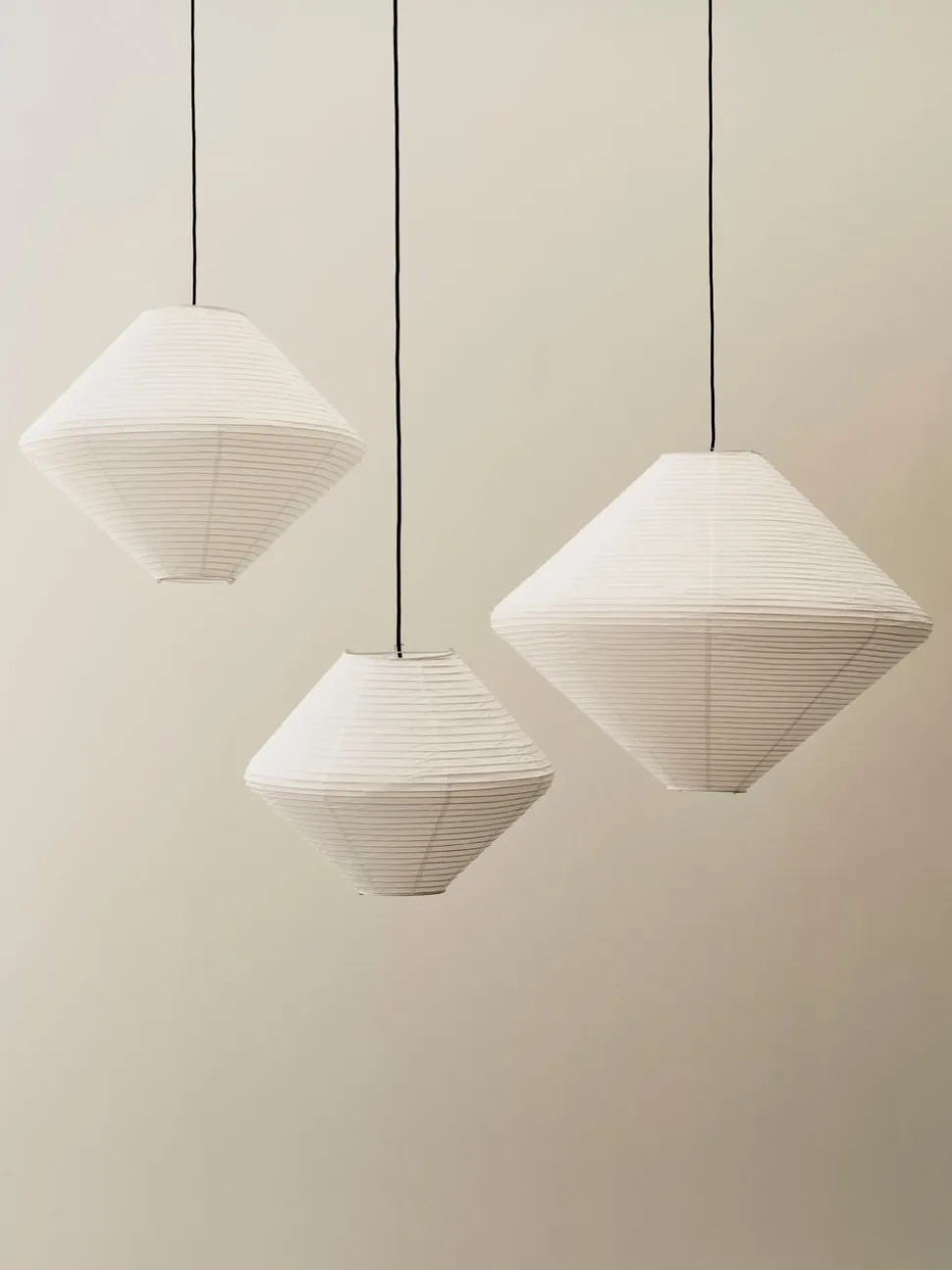 Paper Shade-Diamond Ø80-Classic white
