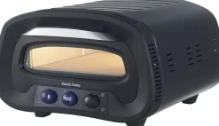 Pizzaovn elektrisk 1700 watt Sort