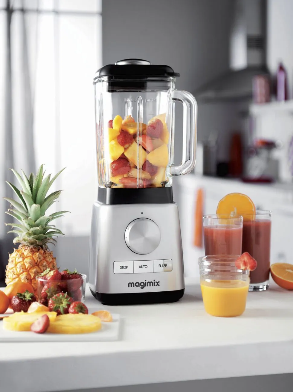 Power blender mat stål 1,8 liter