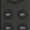 Remote Control, Oval, Black