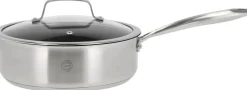 Sauterpande keramisk non-stick Roya 24 cm Rustfrit stål