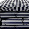 Sengetøj 140 x 200 cm Flow Navy blue