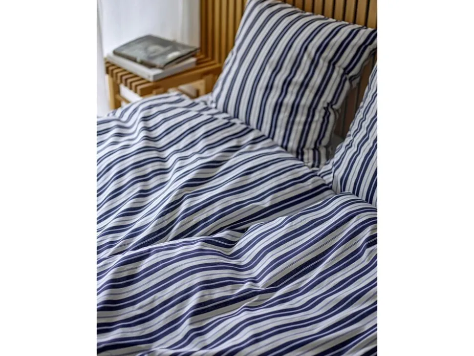 Sengetøj 140 x 200 cm Flow Navy blue