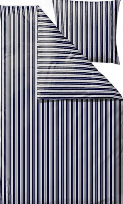 Sengetøj 140 x 200 cm Flow Navy blue