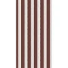 Serviet brune striber tekstil-look