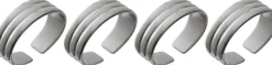 Servietring Thebe Edition 2024 4 stk. Blankt stål Recycled