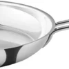 Stainless Steel Stegepande 28 cm steel base