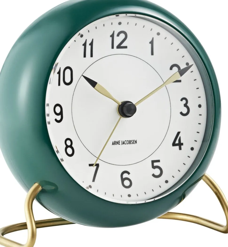 Station bordur grøn/hvid, Ø 11 cm, alarm