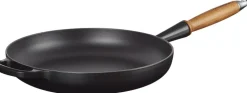 Stegepande m/træht 28cm Matte Black