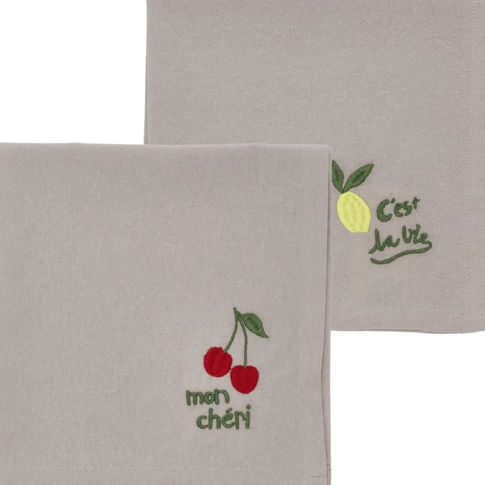 Stofservietter 40x40 Bistro 2 stk. Green