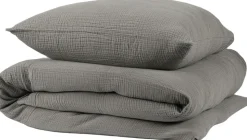 Stonewashed muslin sengesæt