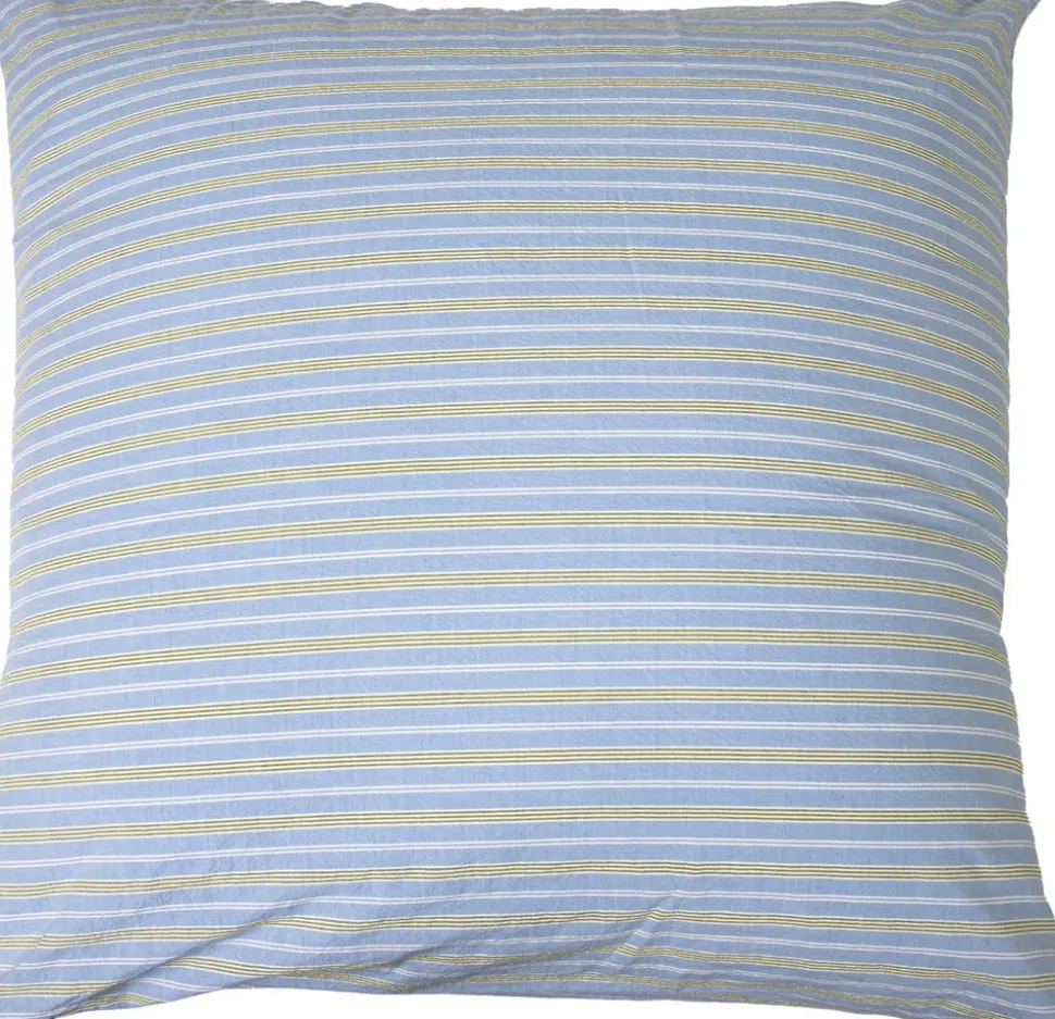 Stripe washed percale