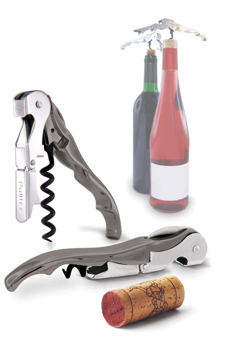 Vinåbner Pulltaps Classic Graphite m hylster